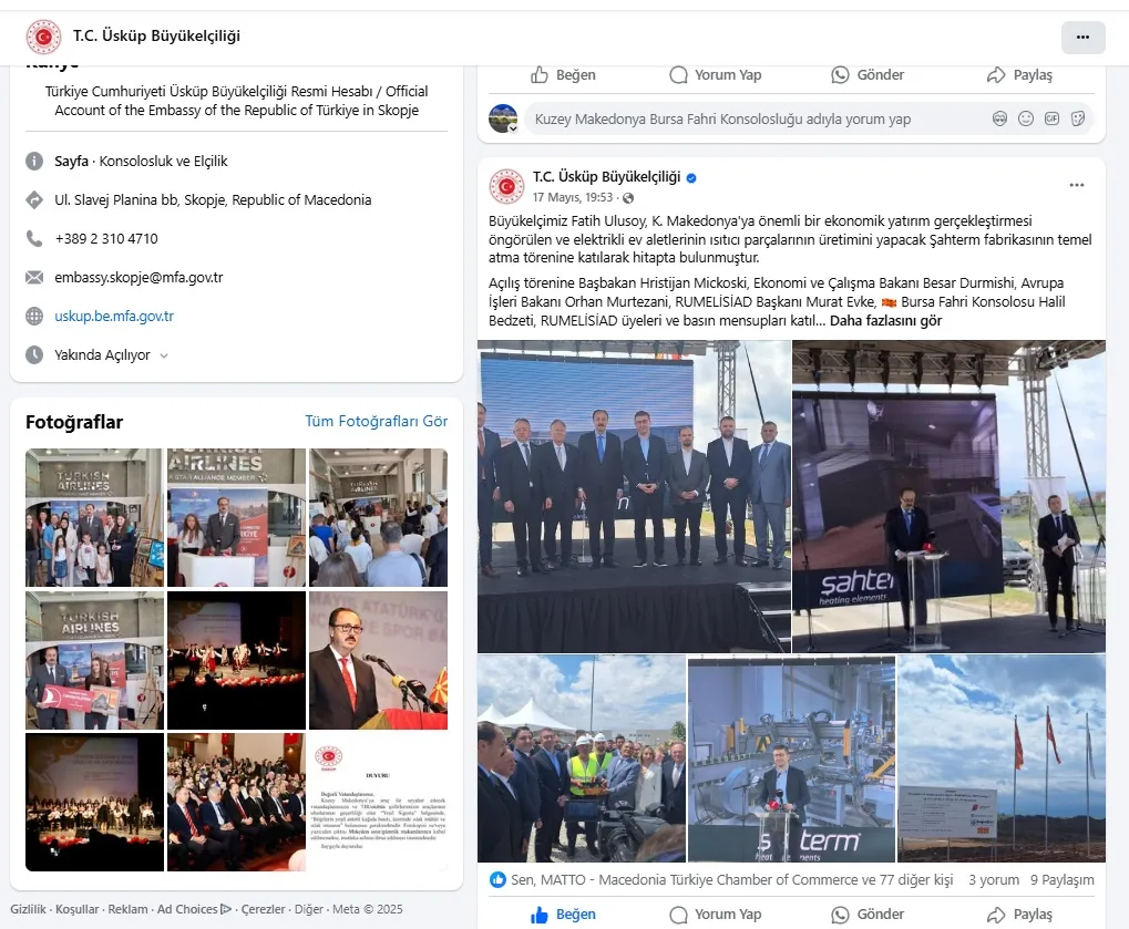 17 TC ÜSKÜPBÜYÜKELÇİLİĞİ TEMEL ATMA TÖRENİ 17-05-2025